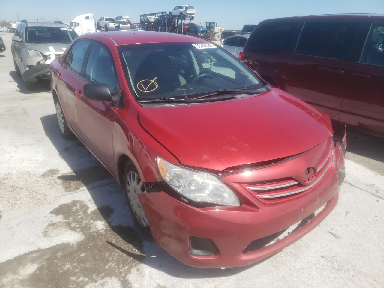 TOYOTA COROLLA BA 2013 with VIN 2T1BU4EE1DC057733 - Photo from auction