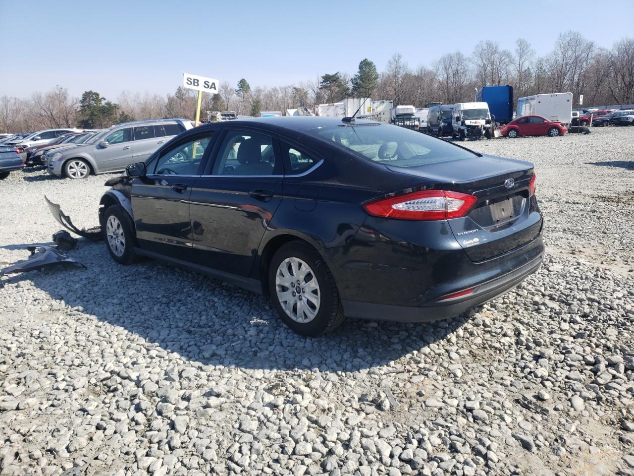 Photo 3 from auction – 2014 FORD FUSION S with VIN 3FA6P0G7XER265840