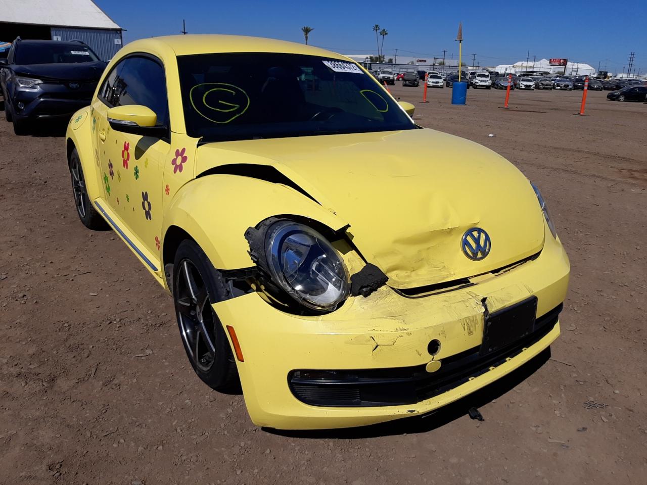 VOLKSWAGEN BEETLE 2012 with VIN 3VWJP7AT0CM628933 - Photo from auction