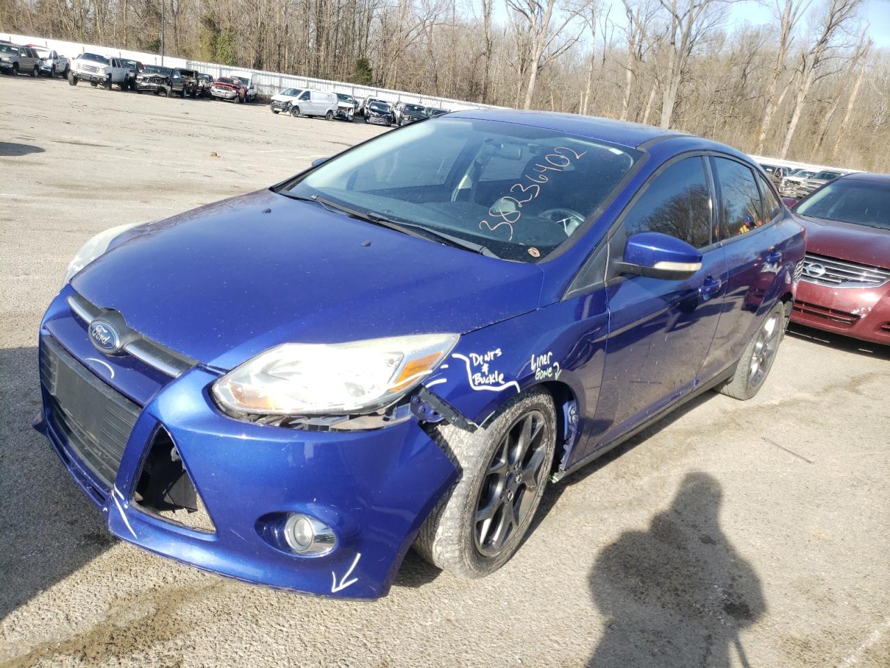 Photo 2 from auction – 2013 FORD FOCUS SE with VIN 1FADP3F21DL243009