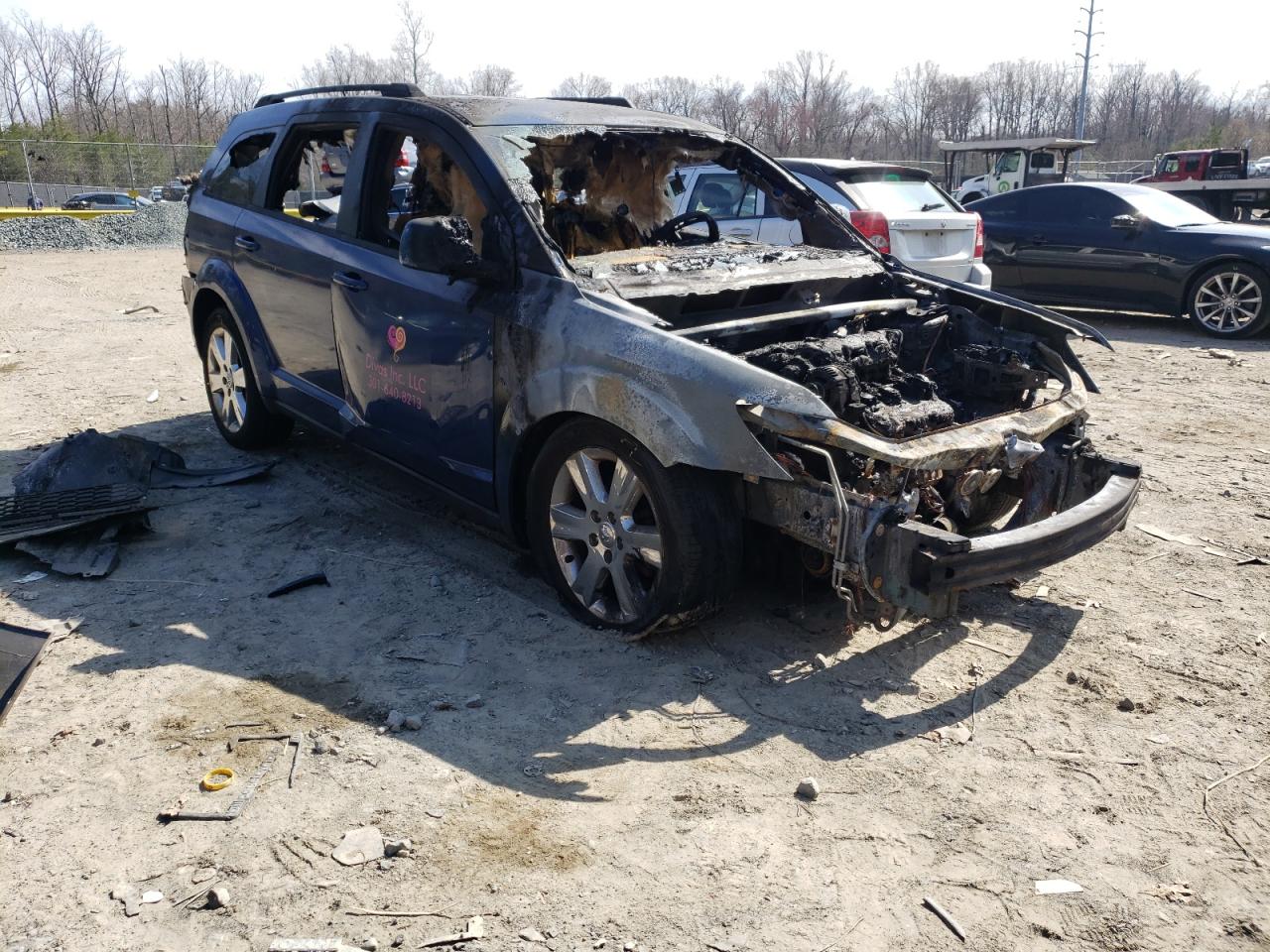 DODGE JOURNEY SX 2010 with VIN 3D4PG5FV9AT193847 - Photo from auction