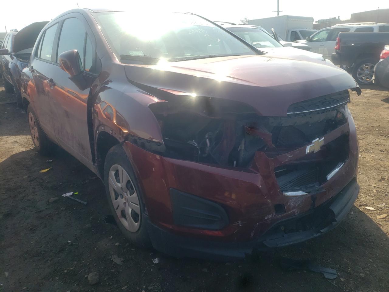 CHEVROLET TRAX LS 2016 with VIN 3GNCJKSB7GL279486 - Photo from auction