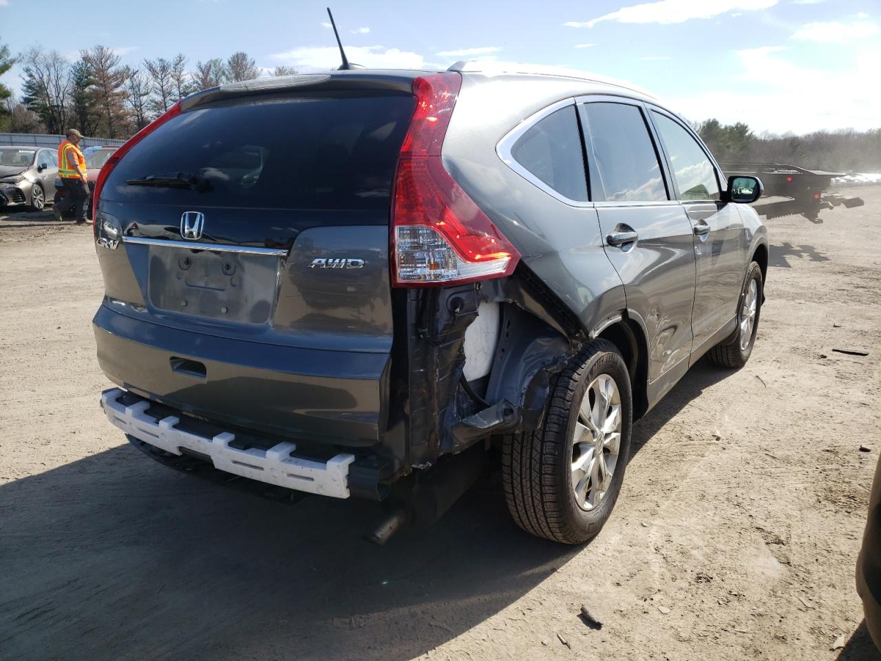 Photo 4 from auction – 2012 HONDA CR-V EXL with VIN JHLRM4H73CC025498