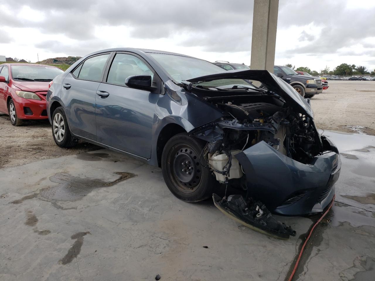 TOYOTA COROLLA L 2015 with VIN 2T1BURHE2FC292749 - Photo from auction