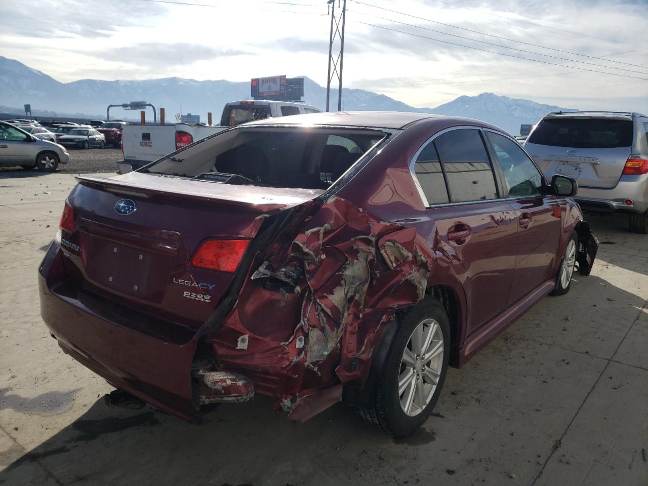 Photo 4 from auction – 2012 SUBARU LEGACY 2.5 with VIN 4S3BMBG65C3007841