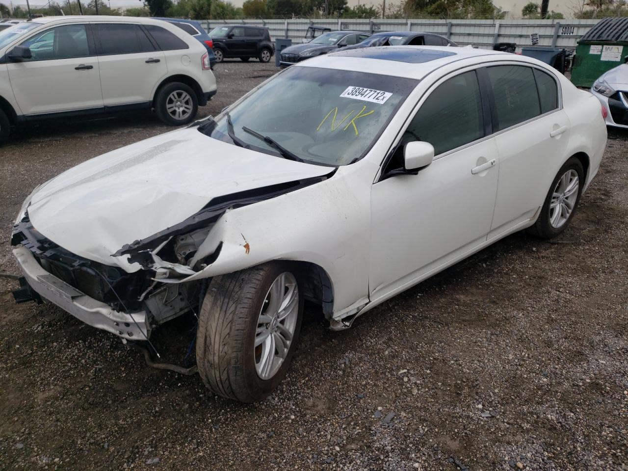 Photo 2 from auction – 2012 INFINITI G37 BASE with VIN JN1CV6AP4CM931193