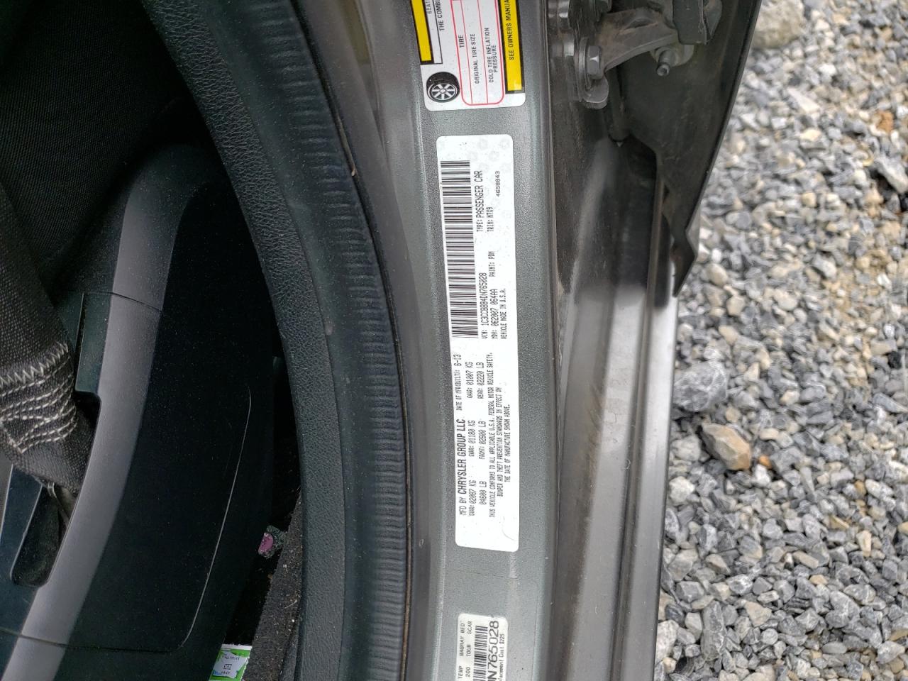 Photo 10 from auction – 2013 CHRYSLER 200 TOURIN with VIN 1C3CCBBB4DN765028