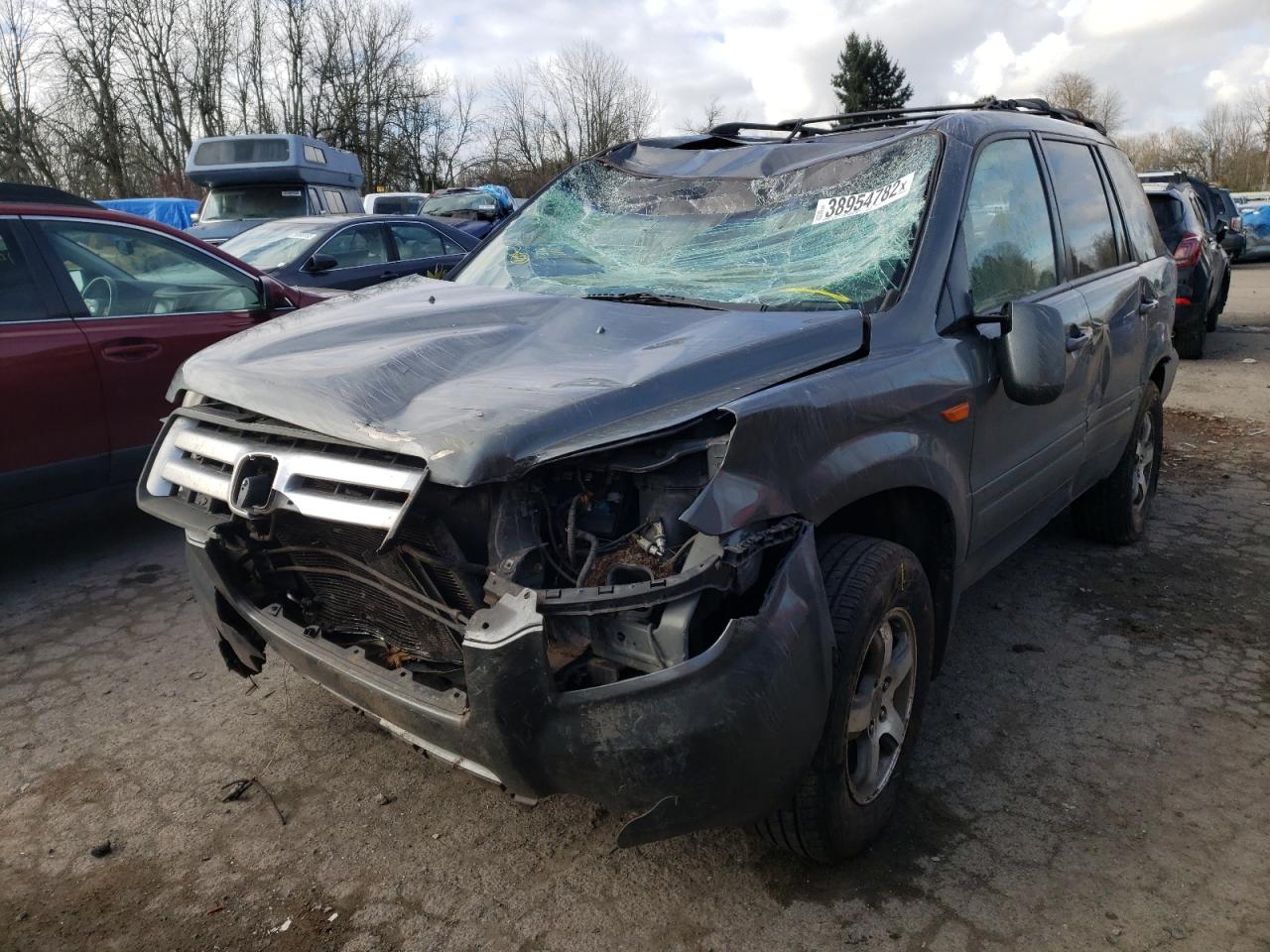 Photo 2 from auction – 2007 HONDA PILOT EX with VIN 2HKYF18467H531151