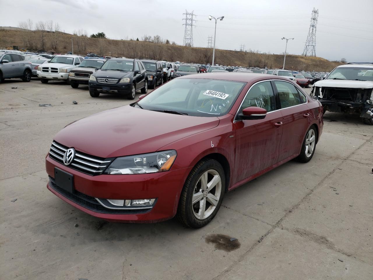 Photo 2 from auction – 2015 VOLKSWAGEN PASSAT S with VIN 1VWAS7A38FC122416