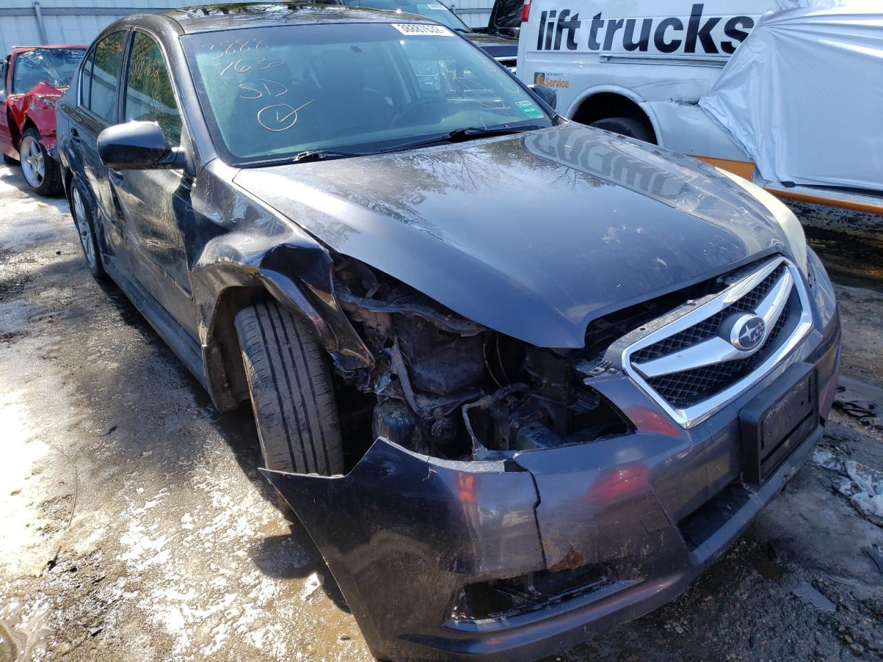 SUBARU LEGACY 2.5 2011 with VIN 4S3BMBK64B3227784 - Photo from auction