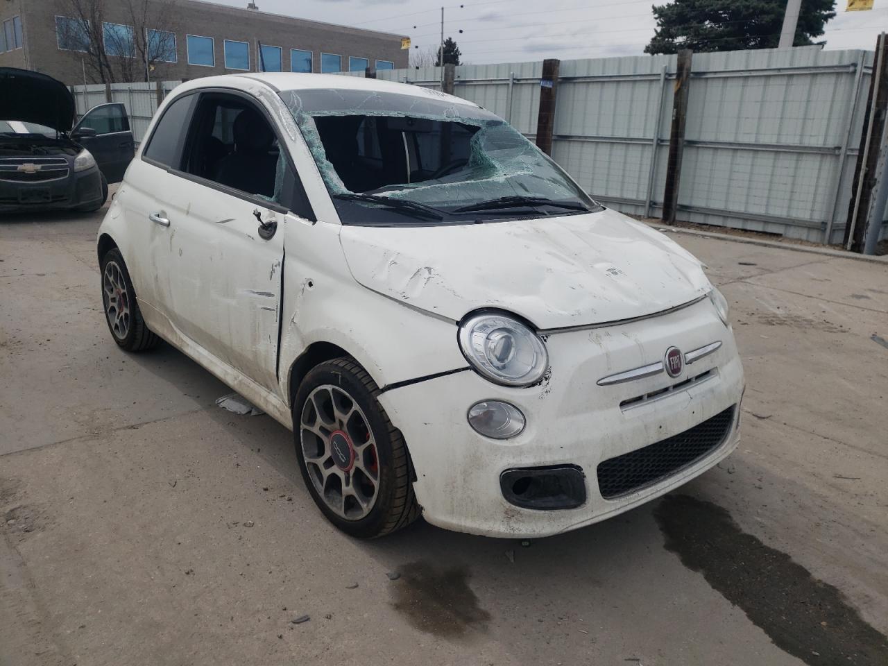 FIAT 500 SPORT 2013 with VIN 3C3CFFBRXDT640319 - Photo from auction