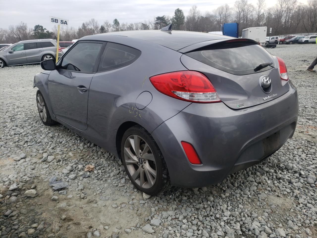 Photo 3 from auction – 2017 HYUNDAI VELOSTER with VIN KMHTC6AD0HU306723