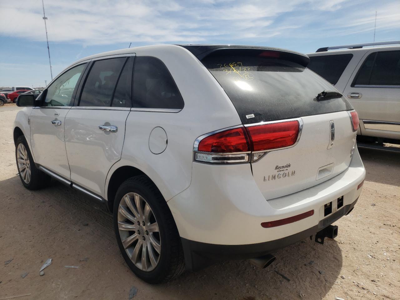 Photo 3 from auction – 2012 LINCOLN MKX with VIN 2LMDJ8JK8CBL17492