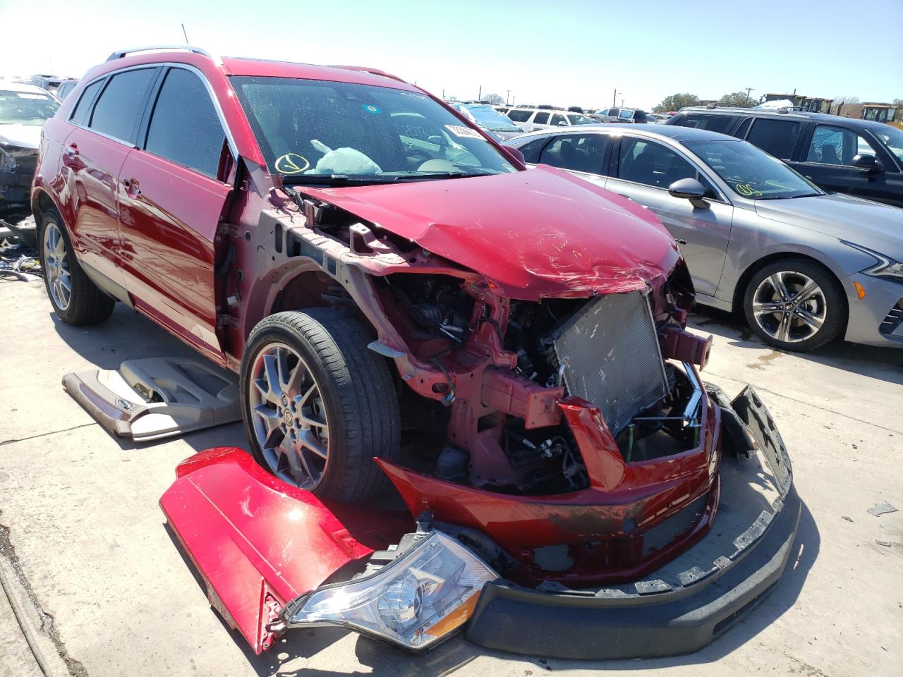 CADILLAC SRX PERFOR 2016 with VIN 3GYFNCE34GS527715 - Photo from auction