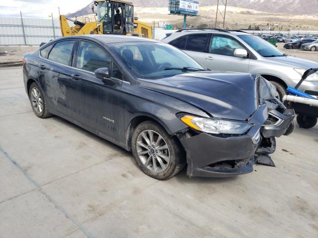 FORD FUSION SE 2017 with VIN 3FA6P0LU1HR312608 - Photo from auction
