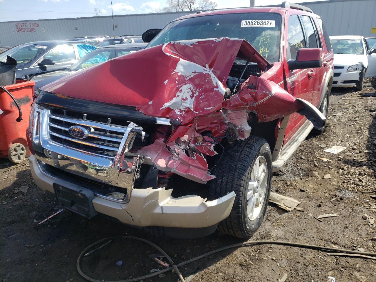 Photo 2 from auction – 2010 FORD EXPLORER E with VIN 1FMEU7EE2AUA39928