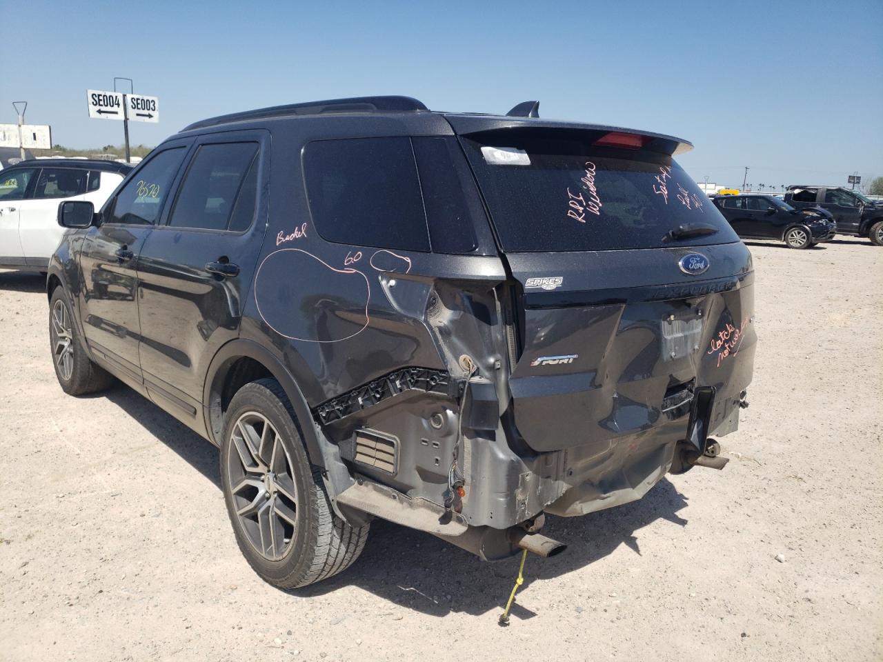 Photo 3 from auction – 2016 FORD EXPLORER S with VIN 1FM5K8GT2GGC85442