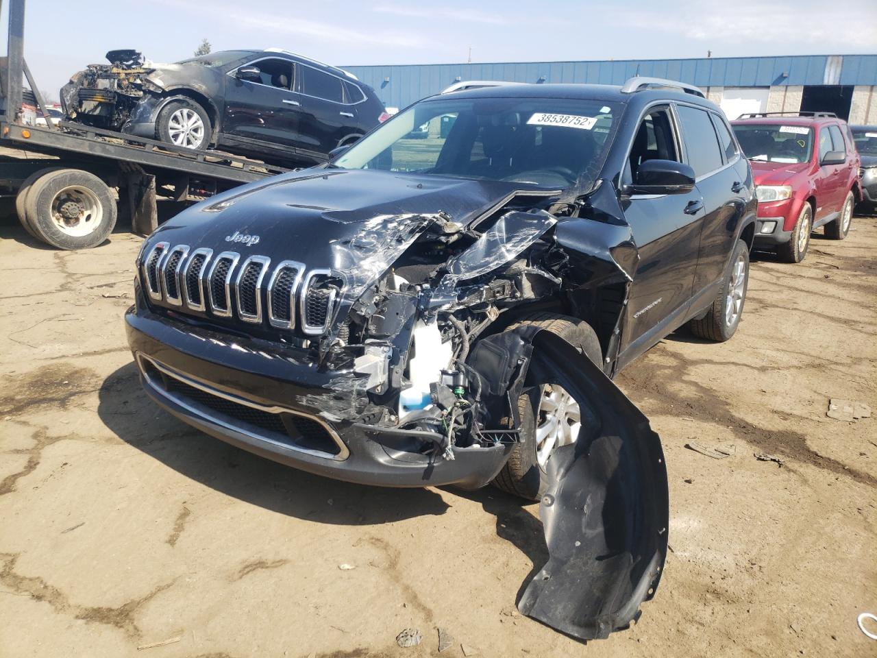 Photo 2 from auction – 2018 JEEP CHEROKEE L with VIN 1C4PJMDX0JD598076