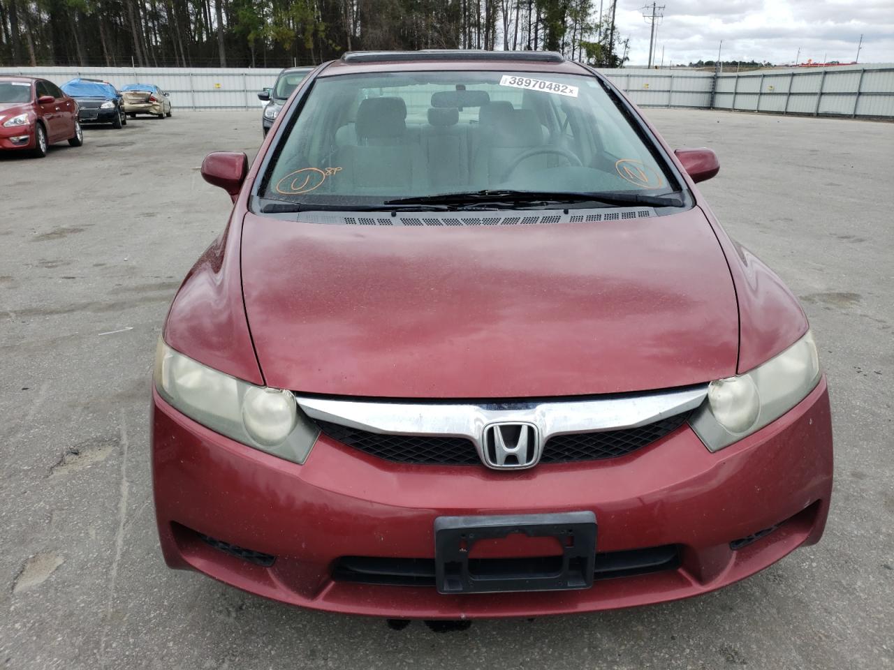 Photo 9 from auction – 2010 HONDA CIVIC EX with VIN 19XFA1F8XAE007220