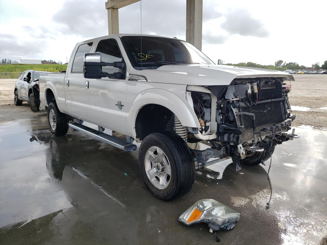 FORD F250 SUPER 2015 with VIN 1FT7W2BT1FED03798 - Photo from auction