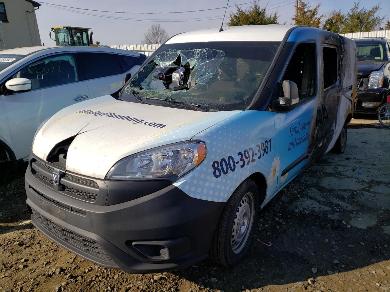 Photo 2 from auction – 2018 RAM PROMASTER with VIN ZFBERFAB2J6L45675