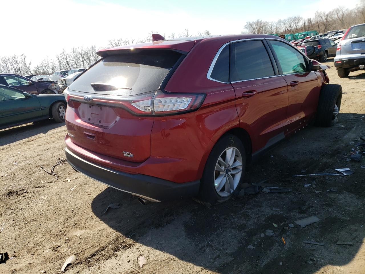 Photo 4 from auction – 2015 FORD EDGE SEL with VIN 2FMTK4J95FBB32119
