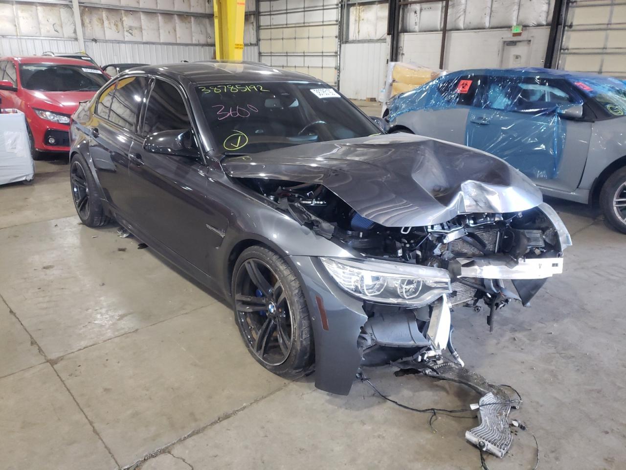 BMW M3 2015 with VIN WBS3C9C50FP805165 - Photo from auction