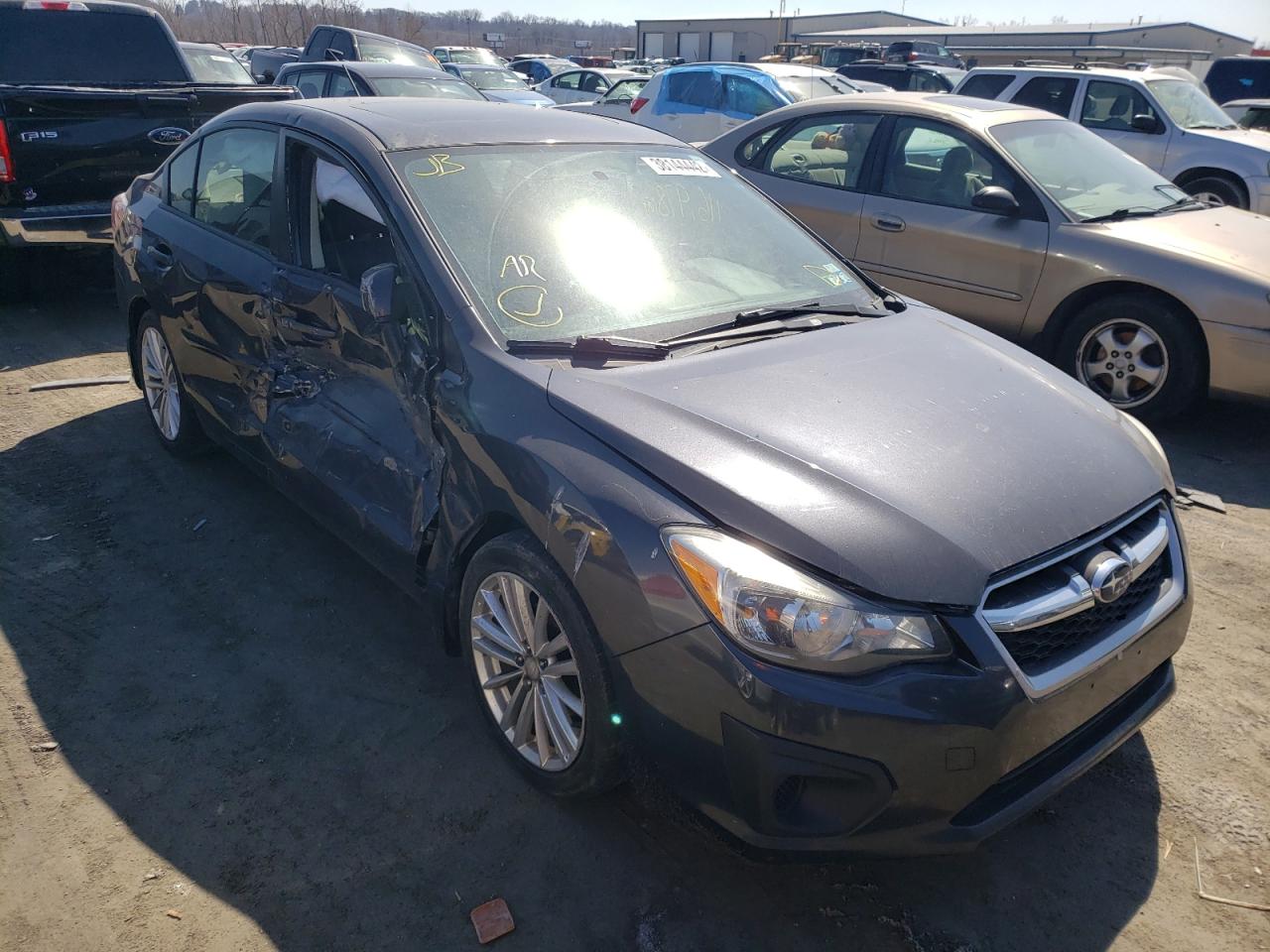 SUBARU IMPREZA PR 2014 with VIN JF1GJAD60EH020201 - Photo from auction