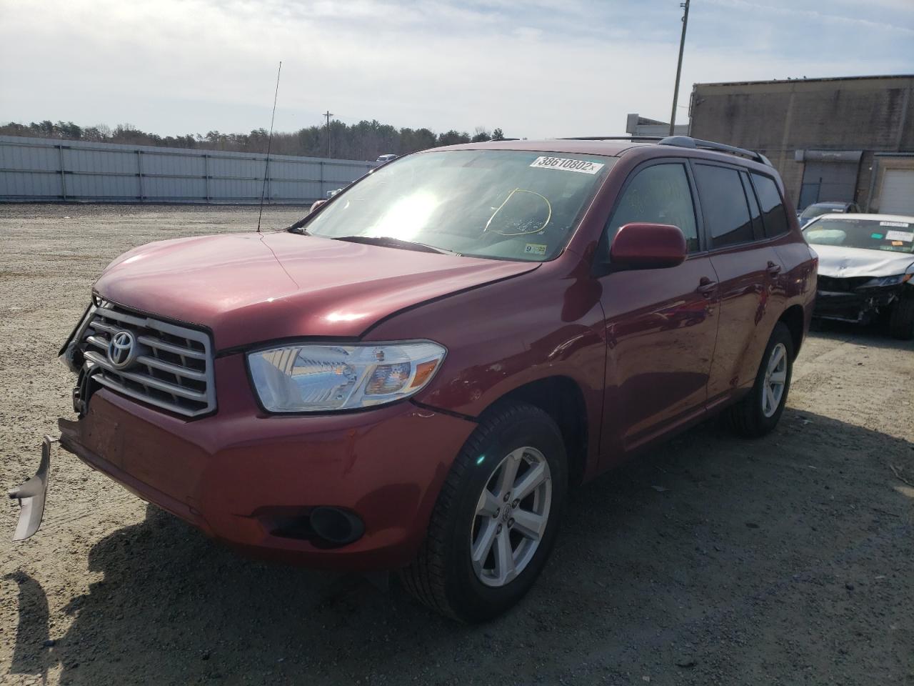 Photo 2 from auction – 2010 TOYOTA HIGHLANDER with VIN 5TDBK3EH9AS004131