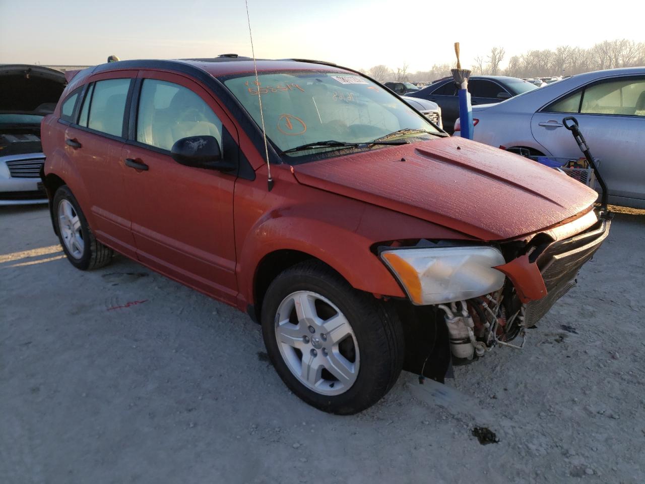 DODGE CALIBER SX 2007 with VIN 1B3HB48B37D558519 - Photo from auction