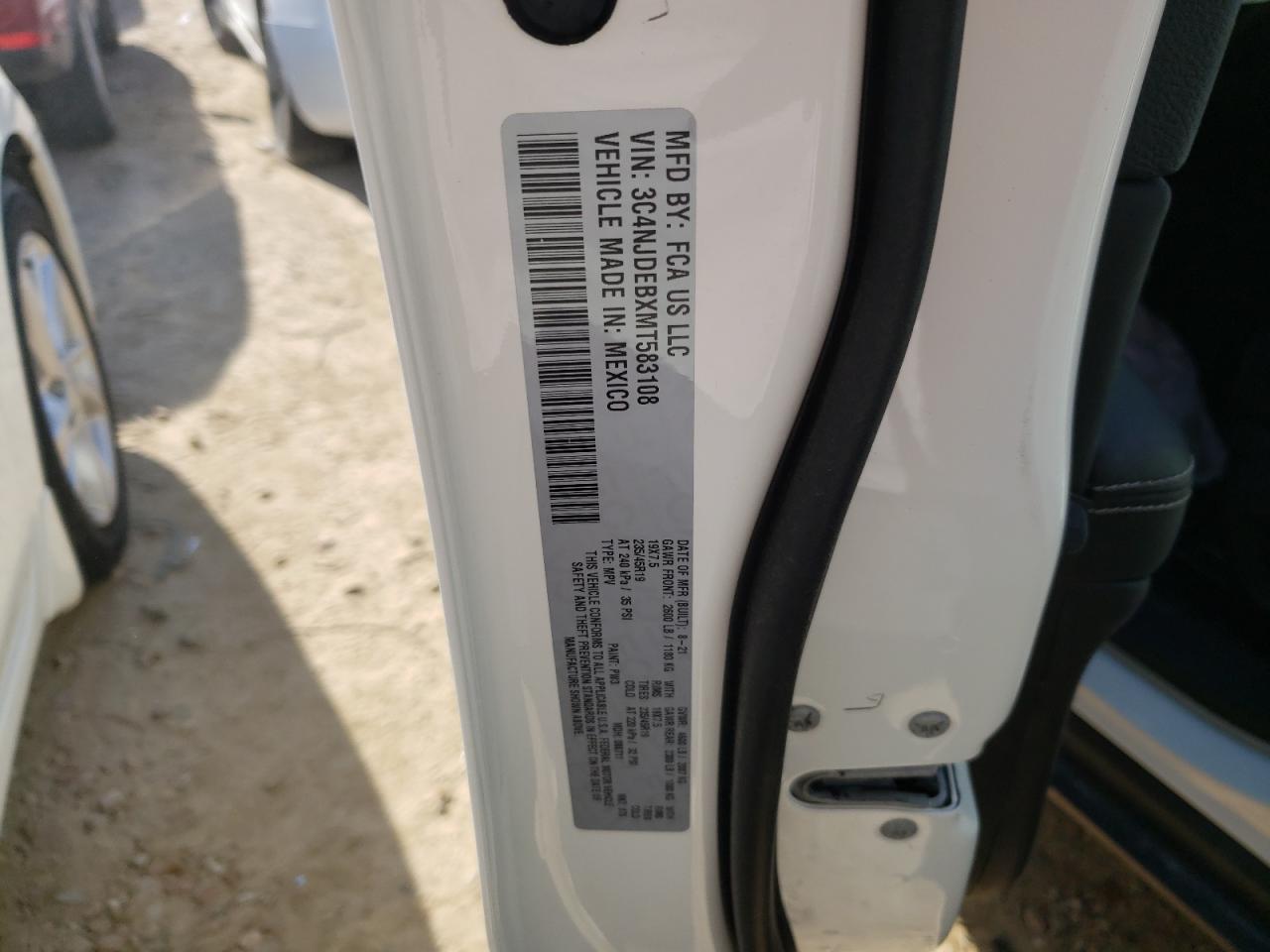 Photo 10 from auction – 2021 JEEP COMPASS 80 with VIN 3C4NJDEBXMT583108