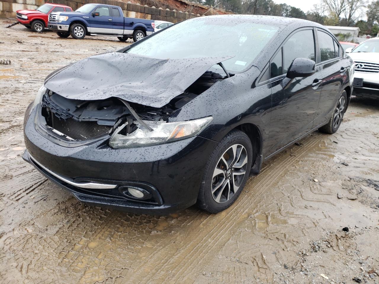 Photo 2 from auction – 2013 HONDA CIVIC EXL with VIN 19XFB2F91DE046052