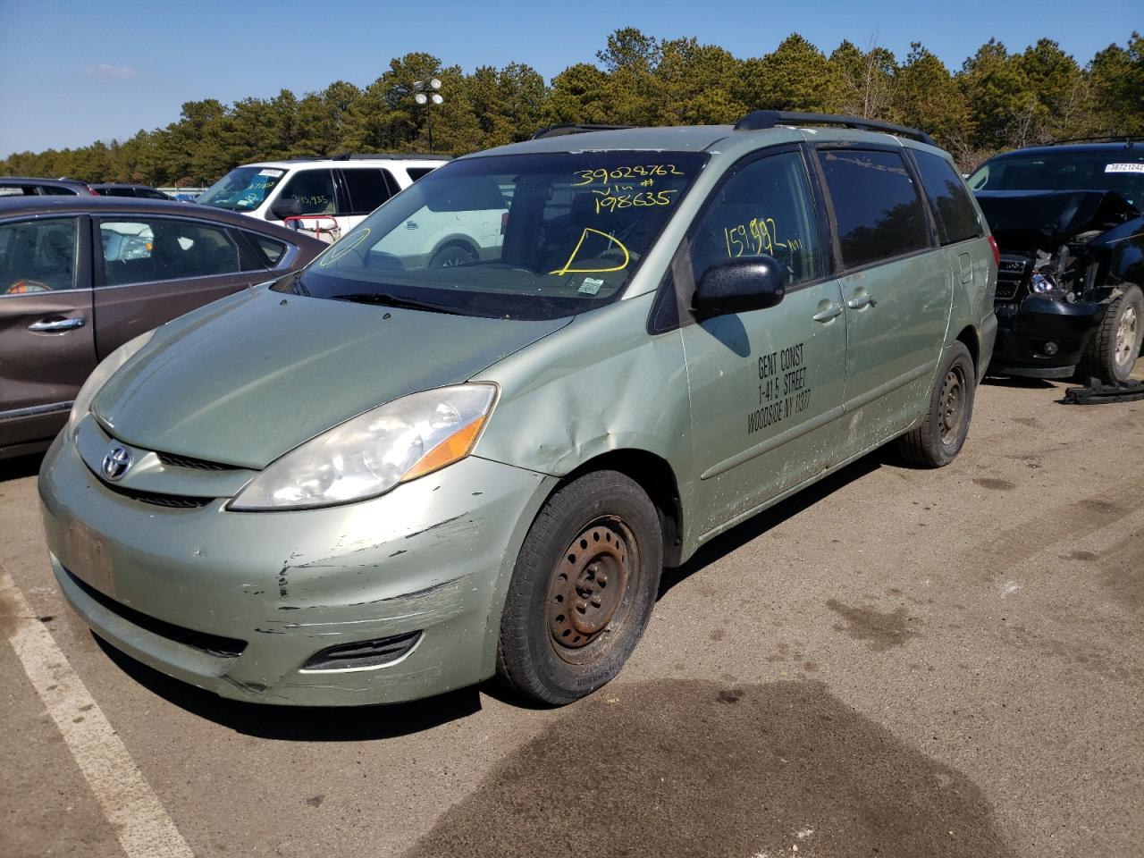 Photo 2 from auction – 2008 TOYOTA SIENNA with VIN 5TDZK23C58S198635