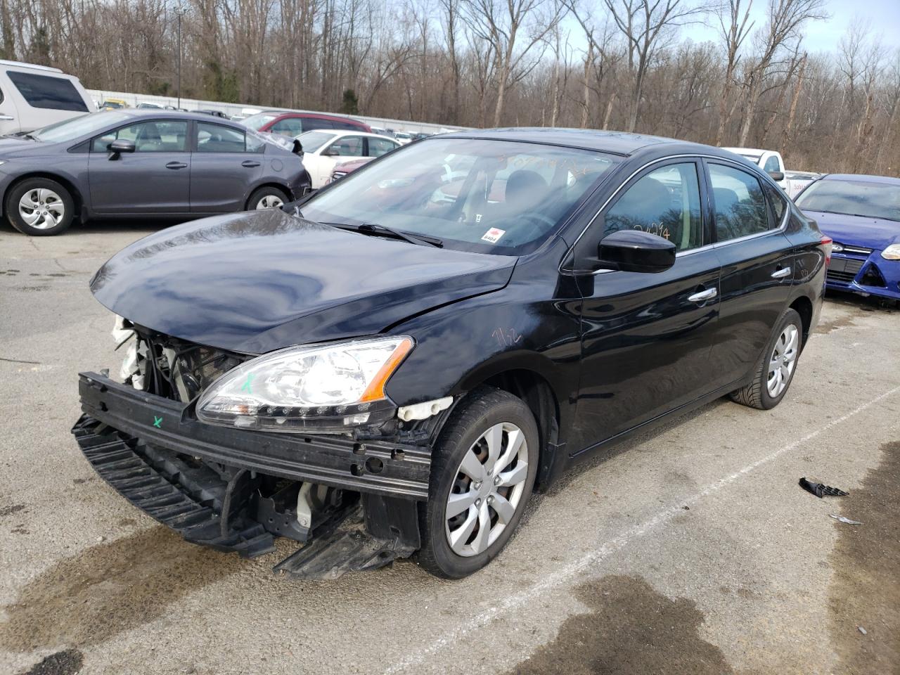 Photo 2 from auction – 2015 NISSAN SENTRA S with VIN 3N1AB7AP1FY329309