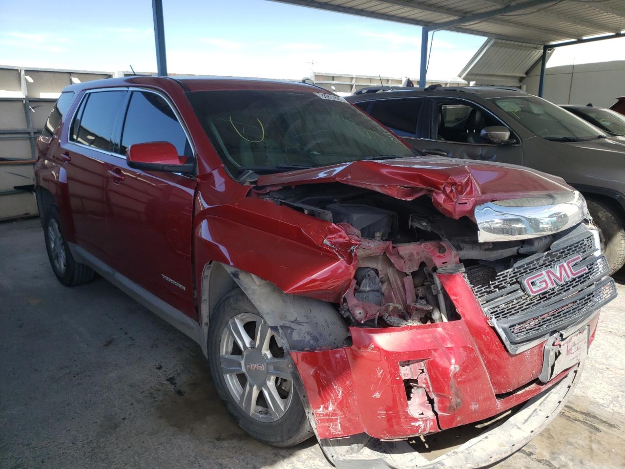 GMC TERRAIN SL 2015 with VIN 2GKALMEK9F6117223 - Photo from auction