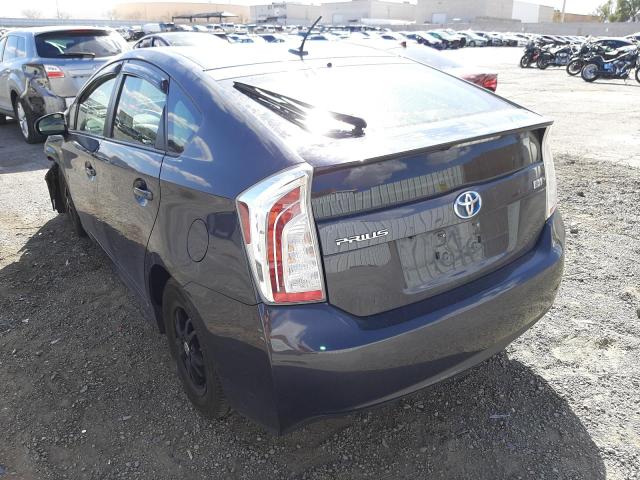 Photo 3 from auction – 2012 TOYOTA PRIUS with VIN JTDKN3DU9C5465151