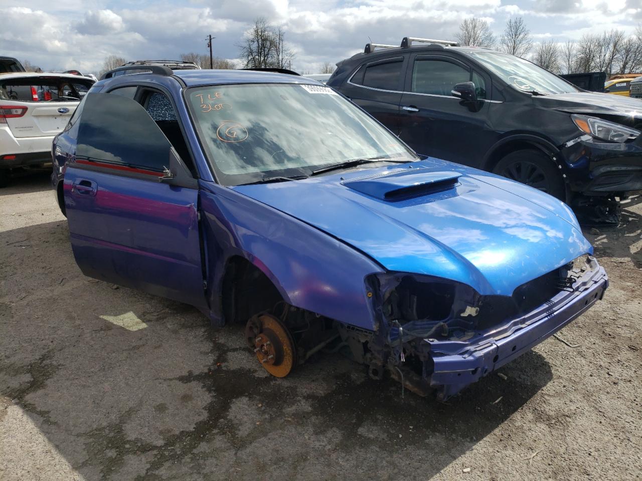 SUBARU IMPREZA TS 2004 with VIN JF1GG65564H810442 - Photo from auction