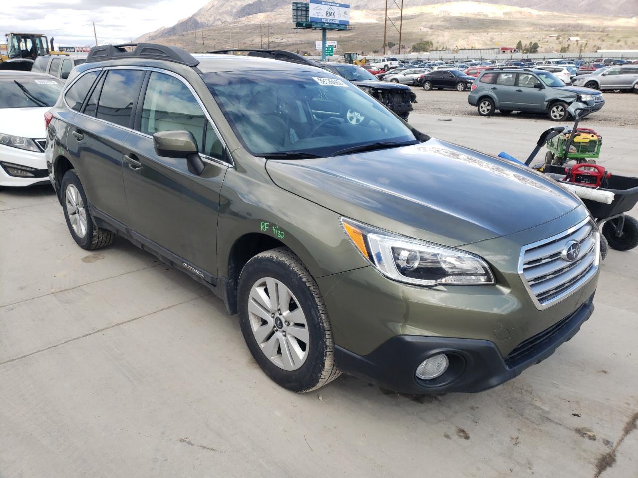 SUBARU OUTBACK 2. 2015 with VIN 4S4BSBCCXF3221550 - Photo from auction
