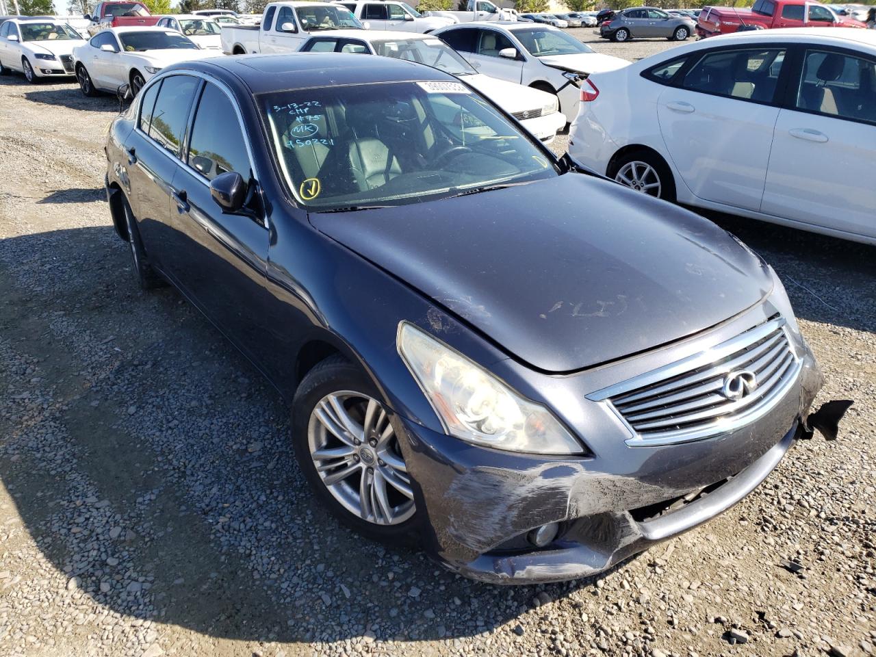 INFINITI G37 BASE 2011 with VIN JN1CV6AP3BM302880 - Photo from auction