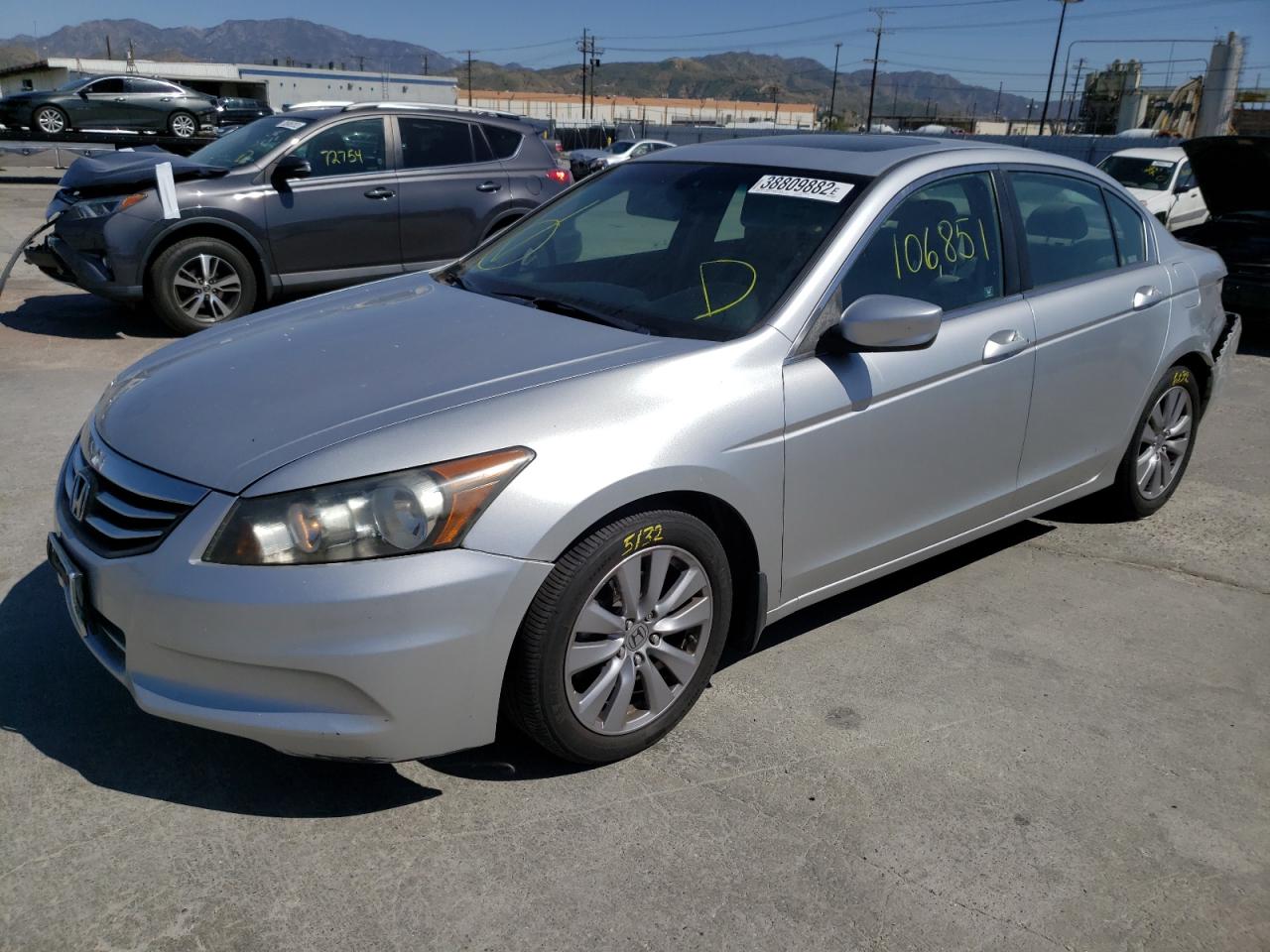 Photo 2 from auction – 2012 HONDA ACCORD EXL with VIN 1HGCP2F84CA221232