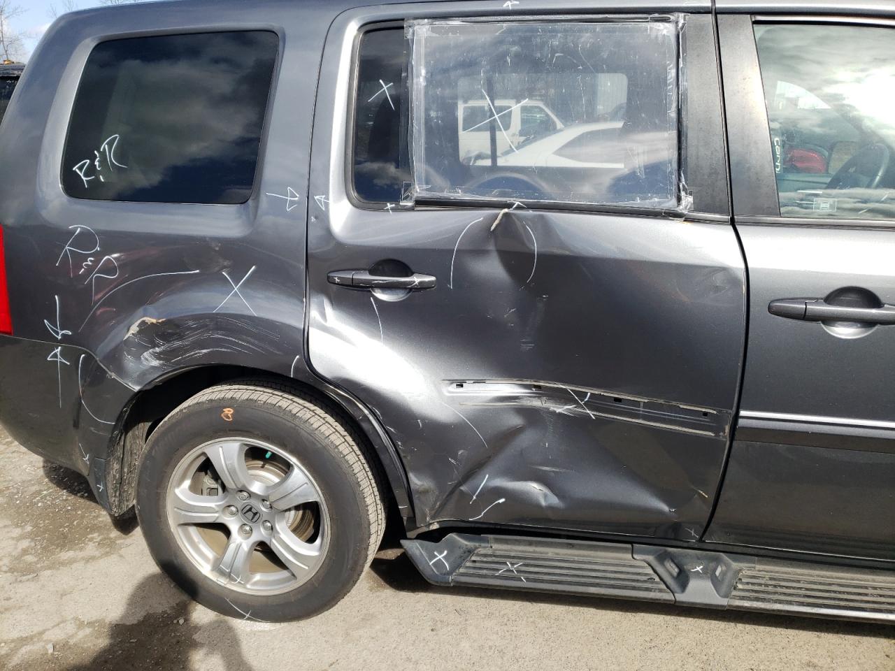 Photo 9 from auction – 2012 HONDA PILOT EXL with VIN 5FNYF4H58CB081201