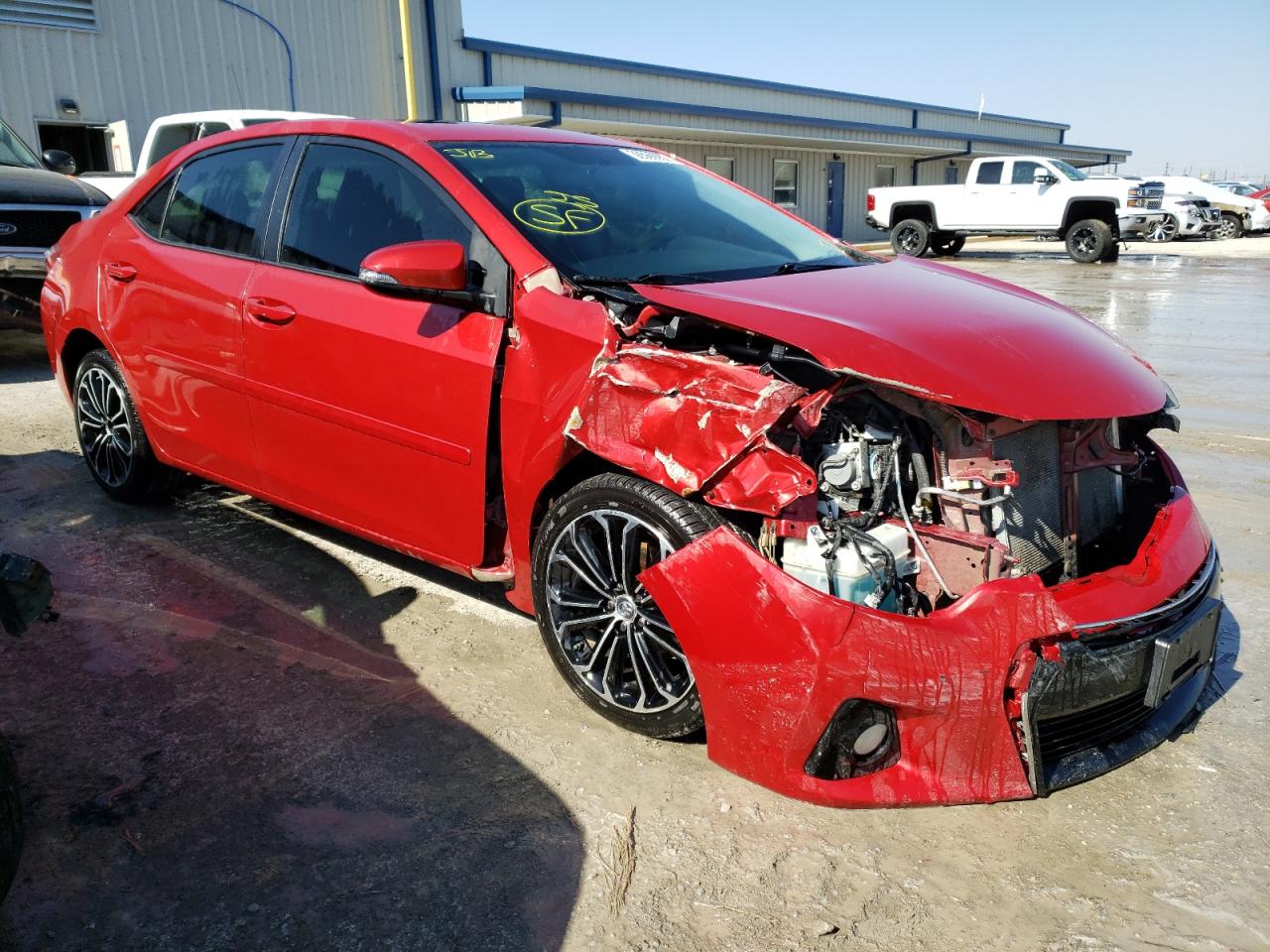 TOYOTA COROLLA L 2014 with VIN 5YFBURHE4EP086024 - Photo from auction