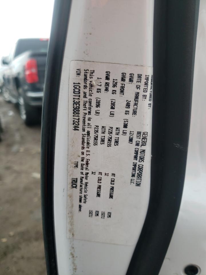 Photo 10 from auction – 2008 CHEVROLET COLORADO with VIN 1GCDT13E988173244
