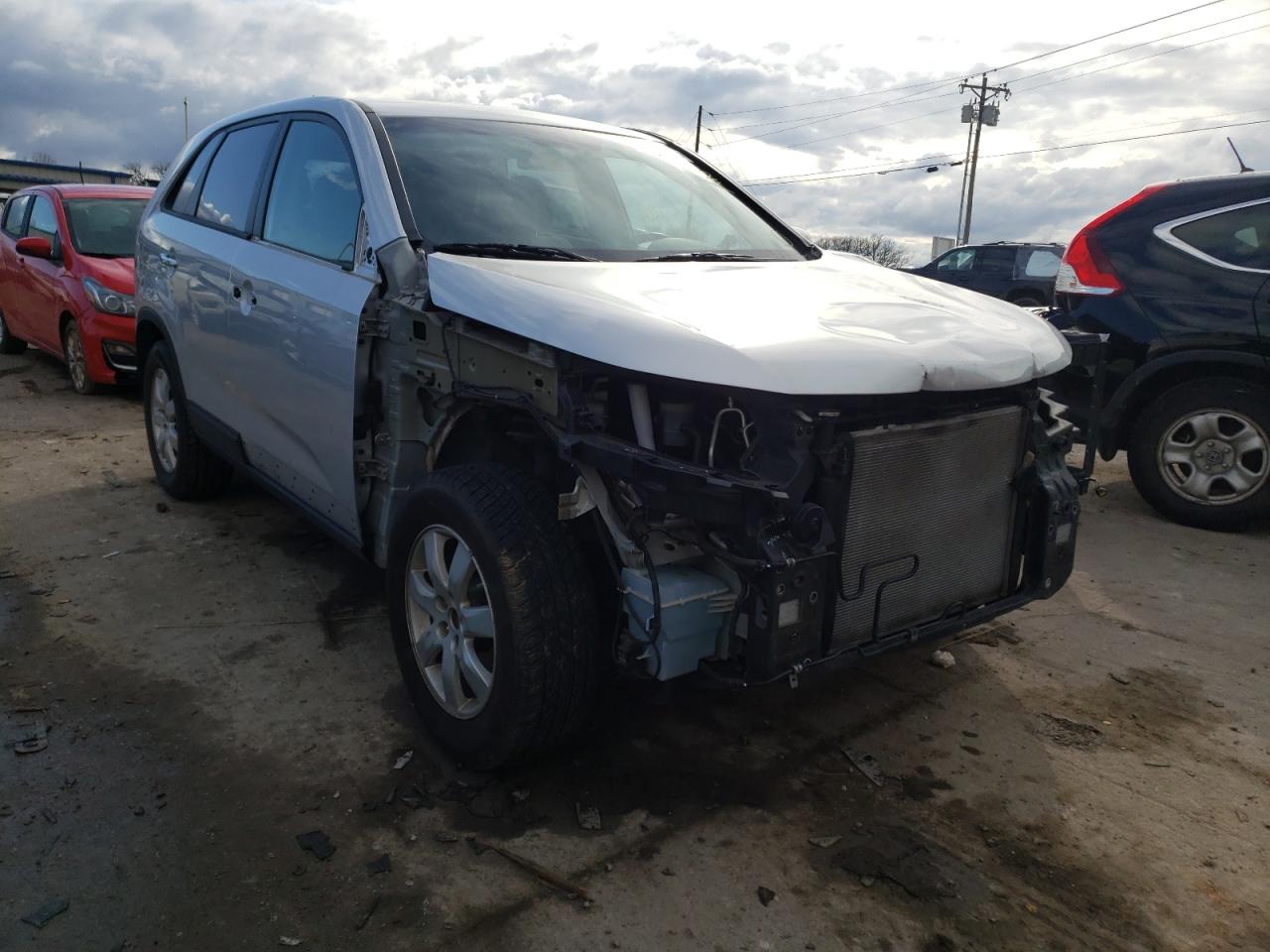 KIA SORENTO BA 2011 with VIN 5XYKT3A19BG081831 - Photo from auction