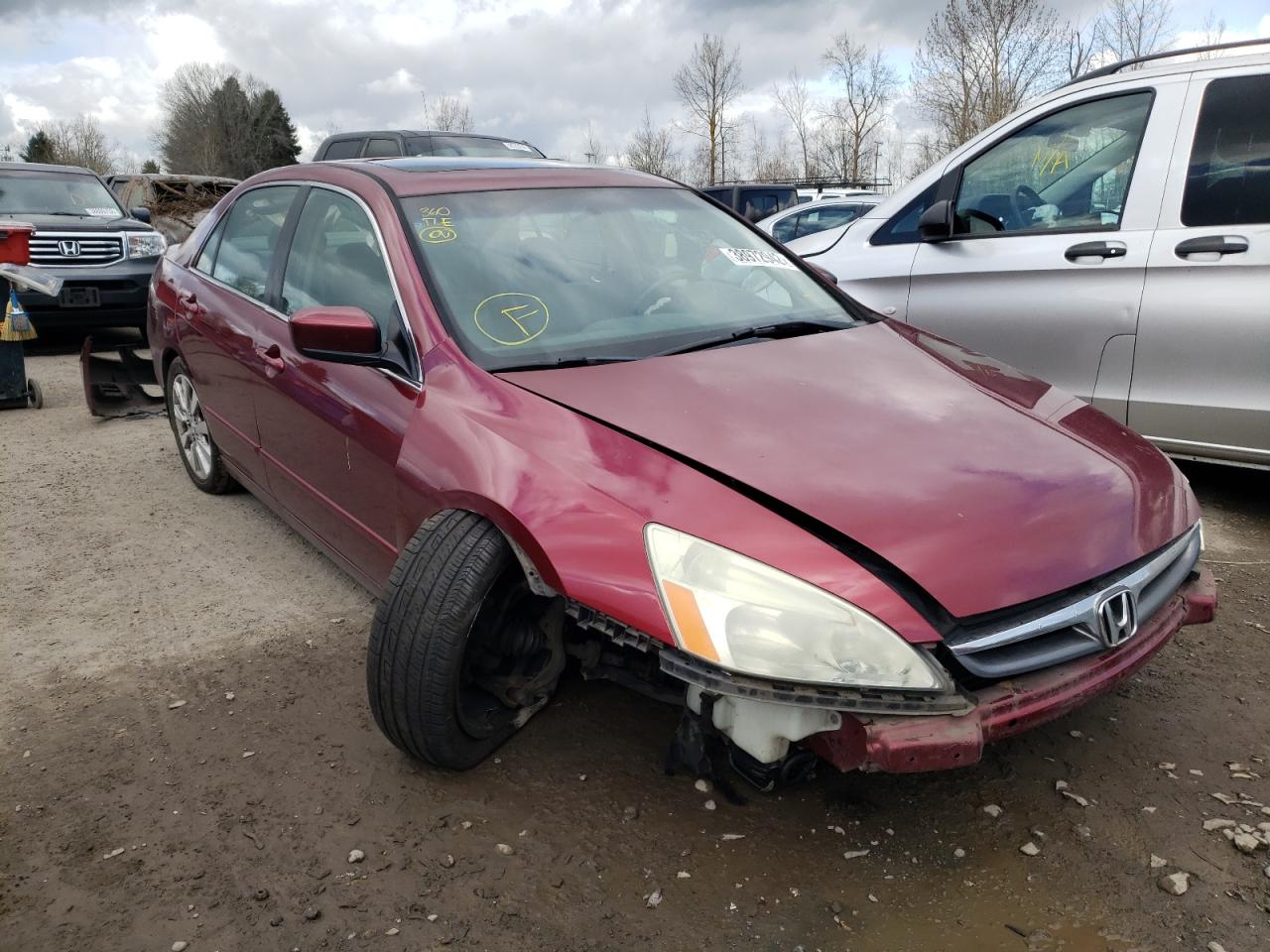 HONDA ACCORD EX 2006 with VIN 1HGCM66516A030992 - Photo from auction