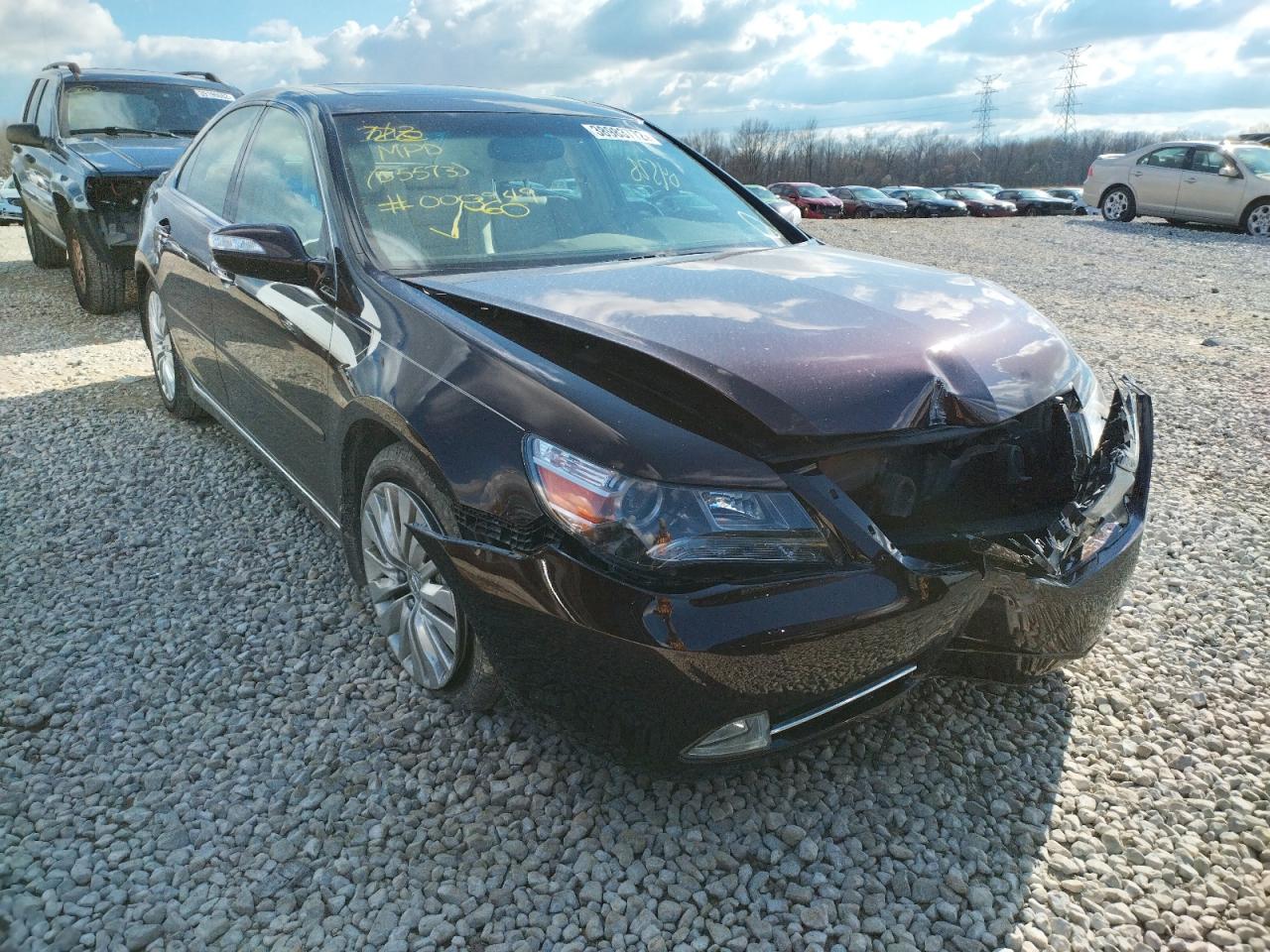 ACURA RL 2011 with VIN JH4KB2F66BC000949 - Photo from auction