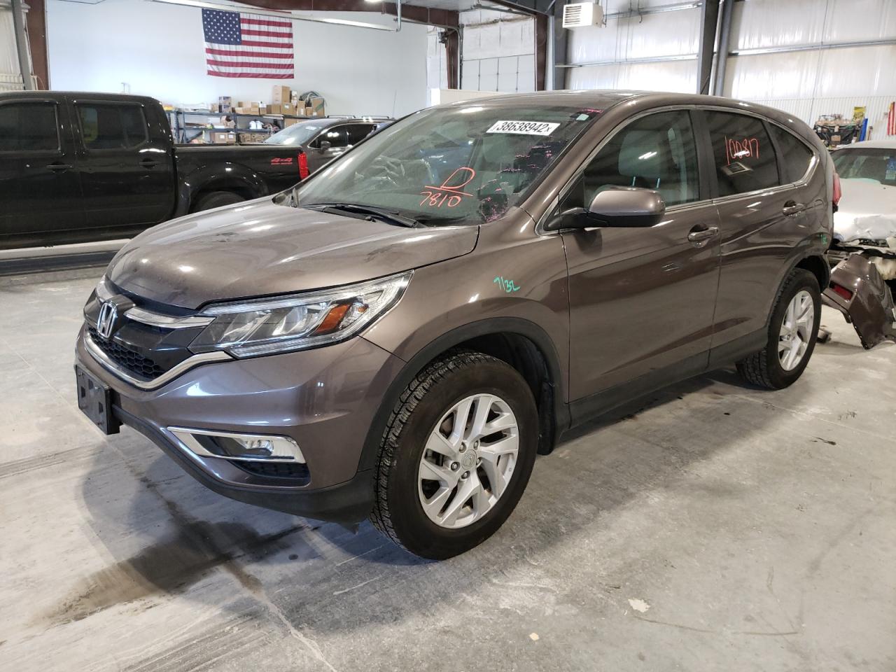 Photo 2 from auction – 2015 HONDA CR-V EX with VIN 2HKRM4H56FH687810