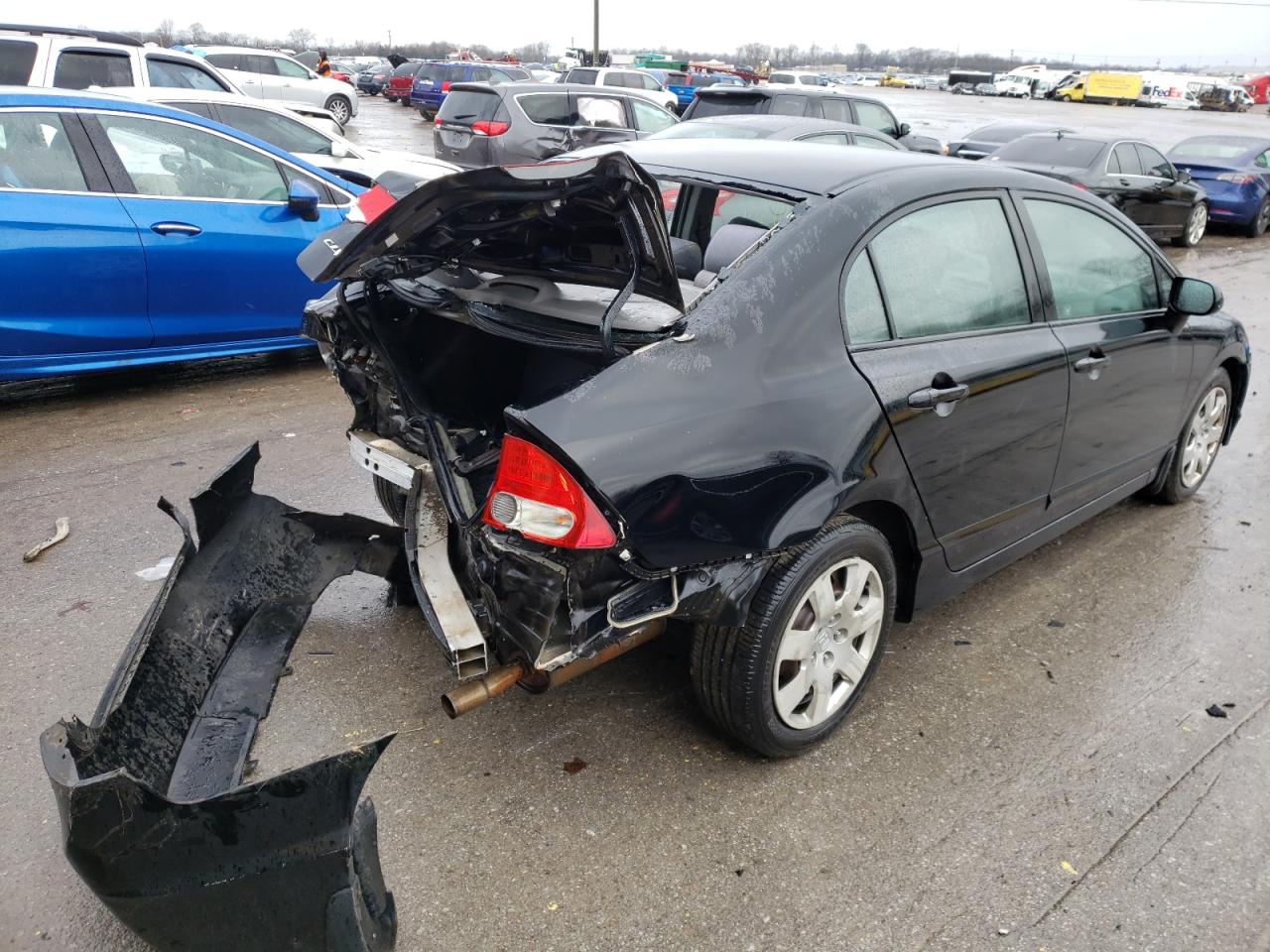 Photo 4 from auction – 2011 HONDA CIVIC LX with VIN 19XFA1F55BE014616