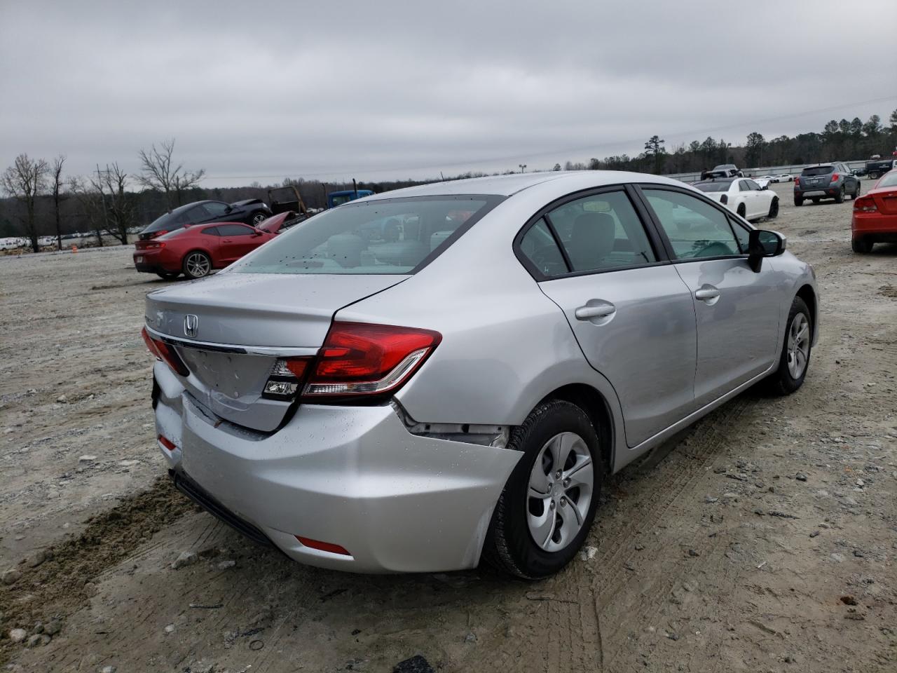 Photo 4 from auction – 2014 HONDA CIVIC LX with VIN 19XFB2F5XEE067142