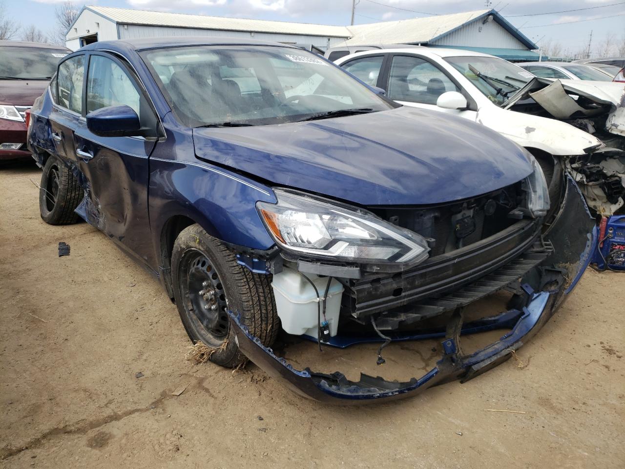 NISSAN SENTRA S 2017 with VIN 3N1AB7AP2HY276221 - Photo from auction